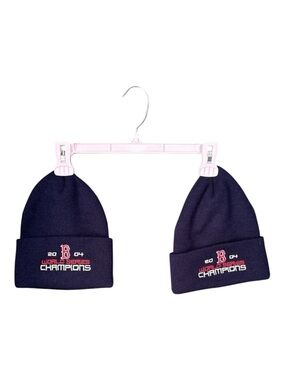 NEW! Boston Red Sox LOT of  2 Beanie Knit Hats 2004 Championship